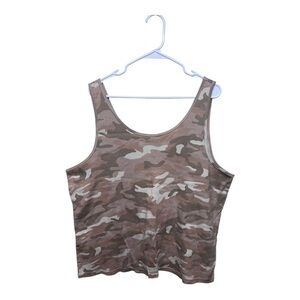 Blush Camo 100% Cotton Tank Top 26/28